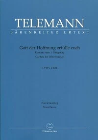 TELEMANN GOTT DER HOFFNUNG ERFULLE EUCH Voc Sc - Image 1 of 1