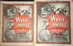 Wide Awake Ein illustriertes Magazin für Jugendliche MENGE vom 2. Februar & Oktober 1880 - Bild 1 von 12