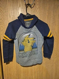 Felpa con cappuccio Sonoma Pokemon Pikachu taglia 10 YOUTH PULLOVER - Foto 1 di 5