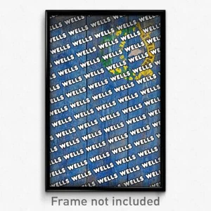 Wells Nevada Poster (NV City Souvenir 11x17 Town Print) - Picture 1 of 1