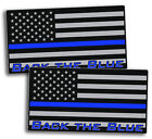 Back The Blue Police Officer Sticker Decal USA Flag Line Lives Matter Car Truck