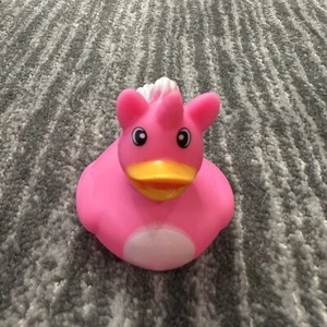 Rubber Duck Bright Pink Unicorn Decor Car Jeep Ducked Home Office Cruise Ducky - Picture 1 of 9