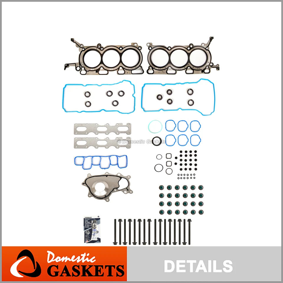 Комплект прокладок головки подходит для Ford Mustang F-150 Transit-150 Transit-250 3,7 л 2011-2014 годов выпуска - Изображение 1 из 4