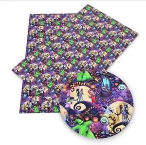 Jack LEATHER SHEET 8" X 12" 1093113 Nightmare Before Christmas SMOOTH - Picture 1 of 1
