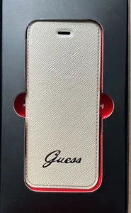 Guess Power Battery Case for iPhone 5 and iPhone 5S Folio Leather Case - Picture 1 of 5
