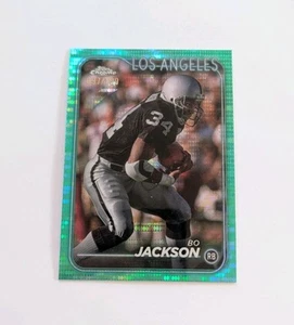 Bo Jackson - 2024 Topps Chrome Football - Aqua Refractor /199 - Raiders #150 - Picture 1 of 2