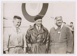 Joseph Le Brix Marcel Dorret Rene Mesmin Photo D'Aviation Vintage 1931 - Picture 1 of 2