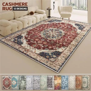 Large Traditional Rugs Living Room Bedroom Carpet Non Slip Hallway Runner Mat - Picture 1 of 77