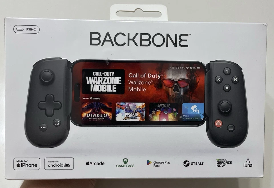 BACKBONE One Gen 2 Gaming Controller BB-51-P-BR USB-C - Black