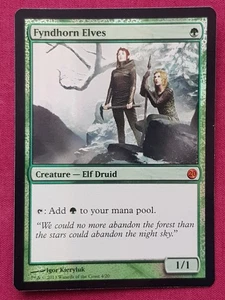 Magic The Gathering FROM THE VAULT TWENTY FOIL FYNDHORN ELVES green card MTG FTV - Picture 1 of 2