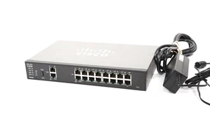 Cisco RV-345 RV345-K9 V02 GbeDual WAN VP Router, 16 portów, z zasilaczem - Zdjęcie 1 z 8