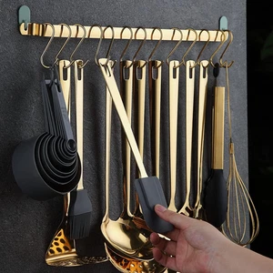 Kyraton 37-Piece Gold Stainless Steel Kitchen Utensils Set with Holder - Picture 1 of 12