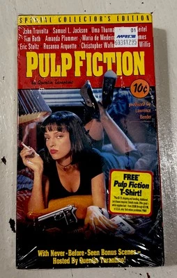 PULP FICTION Special Collector’s Edition VHS Tape 1996 Rare NEW Sealed Video - Image 1 of 4