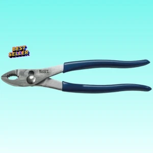 Klein Tools D511-8 Slip-Joint Pliers with Shear Type Cutting, 8-Inch new - Picture 1 of 4