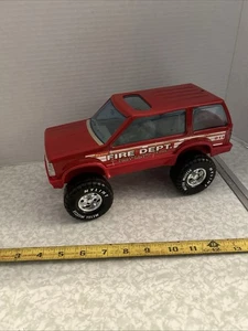Nylint 1993 Ford Explorer 4x4 Fire Chief 11" Scale Model Pressed Steel 1991-1994 - Bild 1 von 24