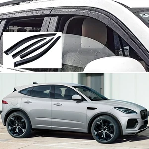 Rain Guards Sun Shield Window Visors Deflectors for 2018-2024 Jaguar E-PACE - Picture 1 of 8