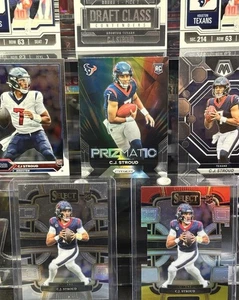 CJ Stroud Rookie Football Lot Of 8..Houston Texans Rookie Cards All Mint - Bild 1 von 8