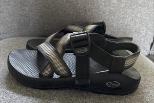 Chaco Mens Sz 9 Sandals Z/1 Classic Black Adj Strap Outdoor Hiking Comfort NICE! - Picture 1 of 11