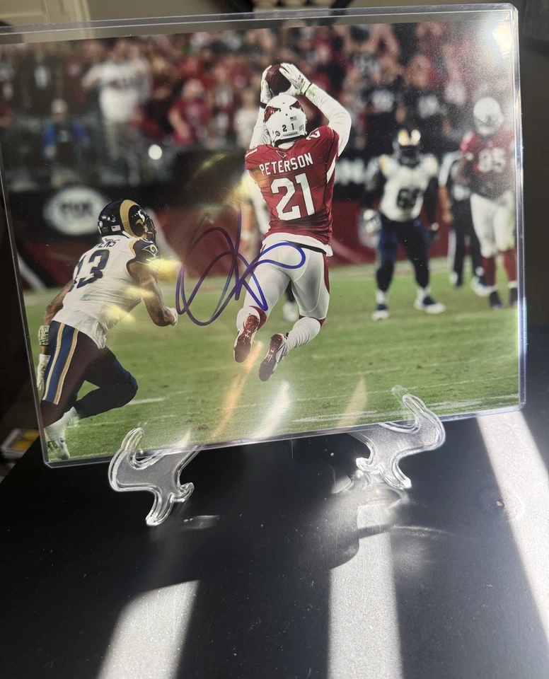 FOTO FIRMADA AUTOGRAFIADA POR PATRICK PETERSON 8X10 CARDENALES DE ARIZONA Foto 1 de 1