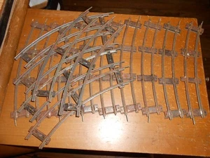 VINTAGE LIONEL American Flyer Spur S ZUGGLEISE 027 Spur 16 KURVENABSCHNITTE - Bild 1 von 3