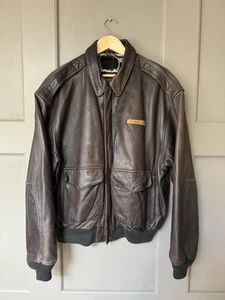 Avirex A2 Vintage Leather Jacket - Picture 1 of 8