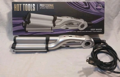 Hot Tools Professional Turmalina Deep Waver Modelo UL305 Levemente Usado - Imagem 1 de 4