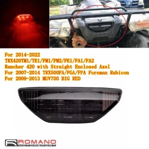 Smoke Taillight For Honda TRX 250 300 400 700 Foreman Rubicon 500 MUV700 BIG RED - Picture 1 of 10