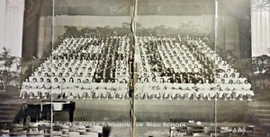 Original 20" X 12" Sepia Photo ~ 1940 Graduates Booker T. Washington HS- Atlanta - Picture 1 of 6