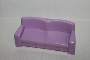 Dora the Explorer Dollhouse Furniture 2003 Purple Sofa Couch for Living Room - Picture 1 of 2