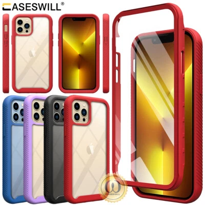 For iPhone Air 17 16E 16 15 14 Plus 13 12 Pro Max Hybrid Shockproof Case Cover - Image 1 of 4