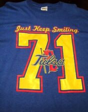 Wilson Holloway - University of Tulsa - #71 T-shirt - JUST KEEP SMILING 