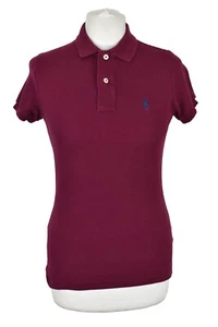 RALPH LAUREN Red Polo T-Shirt size S Boys Short Sleeves Outdoors Outerwear - Picture 1 of 4
