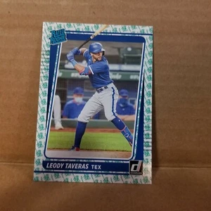 Leody Taveras 2021 Donruss Statue of Liberty Rated Rookie Card #56 Rangers - Picture 1 of 2
