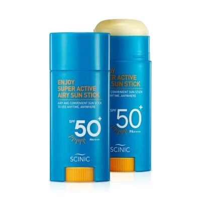 [US Seller] SCINIC Enjoy Super Active Airy Sun Stick 15g 0.53oz SPF50+ PA++++