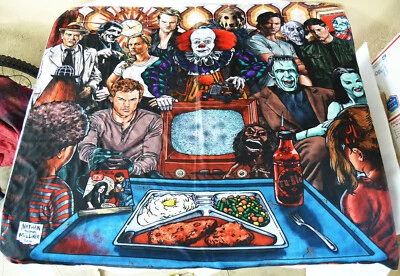 Póster de arte de terror Nathan Thomas Milliner tela de seda serigrafía 2010 - RARO Foto 1 de 4