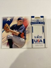 Joe DeMers 2013 USA Baseball 18U National Team Dual Jerseys Signatures 3 035/199