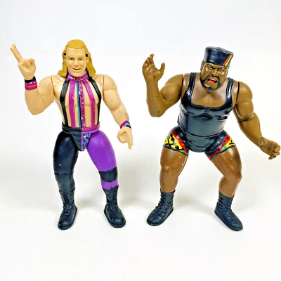 Lote de figuras de lucha libre WWF Superstars Series 6 1998: Jeff Jarrett y Mark Henry BCA Foto 1 de 4