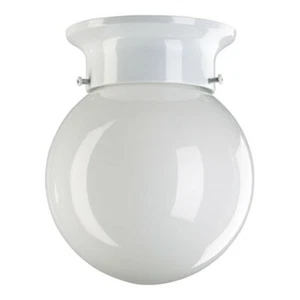 Quorum 1 Light 6 White Ball Fixture, White - 3308-6-6 - Picture 1 of 1