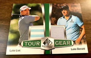 2024 SP Game Used Luke List Donald Tour Gear Combos Worn Shirt Patch - PGA TOUR - Picture 1 of 2