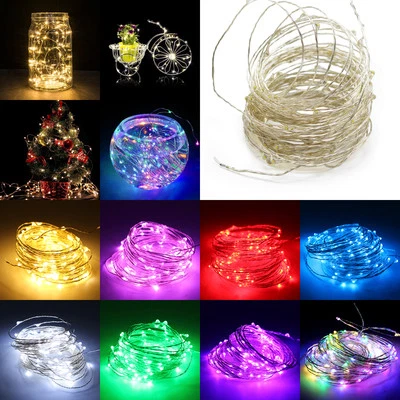 20/50/100 LED String Battery/USB/12V Supply Copper Wire Xmas Party Fairy Lights - Image 1 of 4