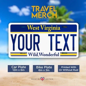West Virginia - Personalised License Plate - Americana, US Highway - Picture 1 of 2