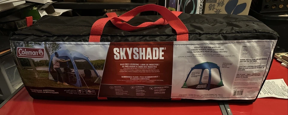 NUEVO Coleman Skyshade 8 x 8 pies Pantalla Domo Toldo Tienda - Azul UPF 50+ Nuevo Foto 1 de 1