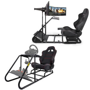 Racing Simulator Cockpit Gaming Chair With Stand Reinforced Cool Stable NEWEST