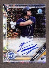 2019 Bowman Chrome Prospect Speckle Refractor Auto #CPA-TO Tirso Ornelas /299