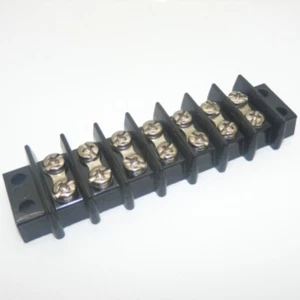 NTE Electronics 20A 25-B500 Series 7 Pole Dual Row Terminal Block 25-B500-07 - Picture 1 of 2