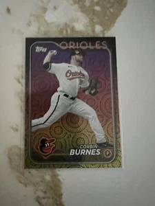 Corbin Burnes Baltimore Orioles 2024 Topps Series 2 Holiday Foil Parallel #501 - Picture 1 of 2