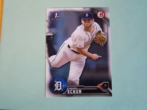  2016 BOWMAN DRAFT BD-114 MARK ECKER PROSPECT  DETROIT TIGERS - Picture 1 of 2