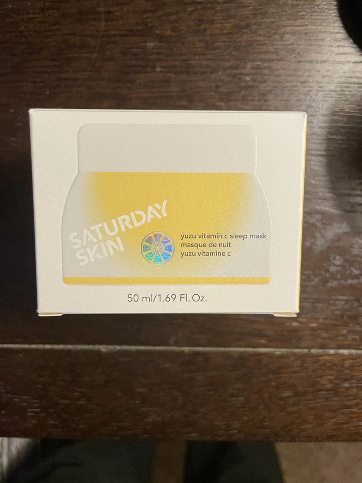 SATURDAY SKIN yuzu vitamin c sleep mask 1.69 fl oz New In Box - Image 1 of 2