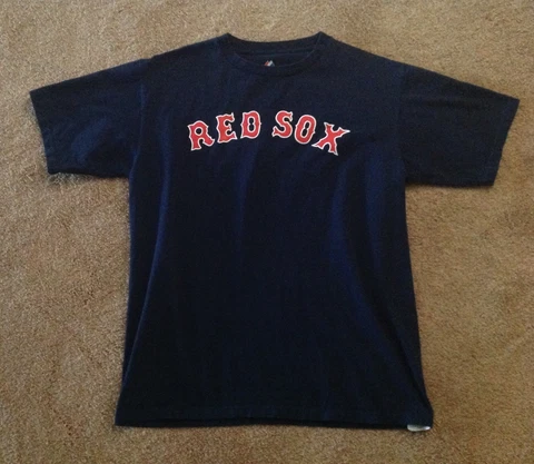 MLB Boston RED SOX Baseball Wade BOGGS # 26 Number Majestic Jersey Shirt LARGE Cover