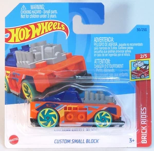 Hot Wheels 2023 #30 - HKH16 - Brick Rides - Custom Small Block - Imagen 1 de 1